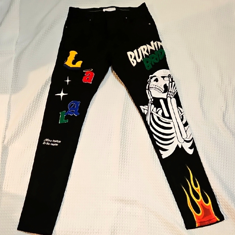 Lifted Anchor Black Jeans